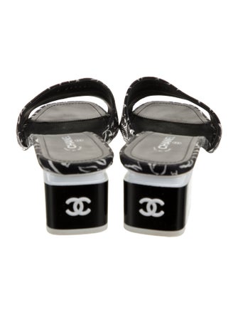 Chanel 2022 Interlocking CC Logo Slides