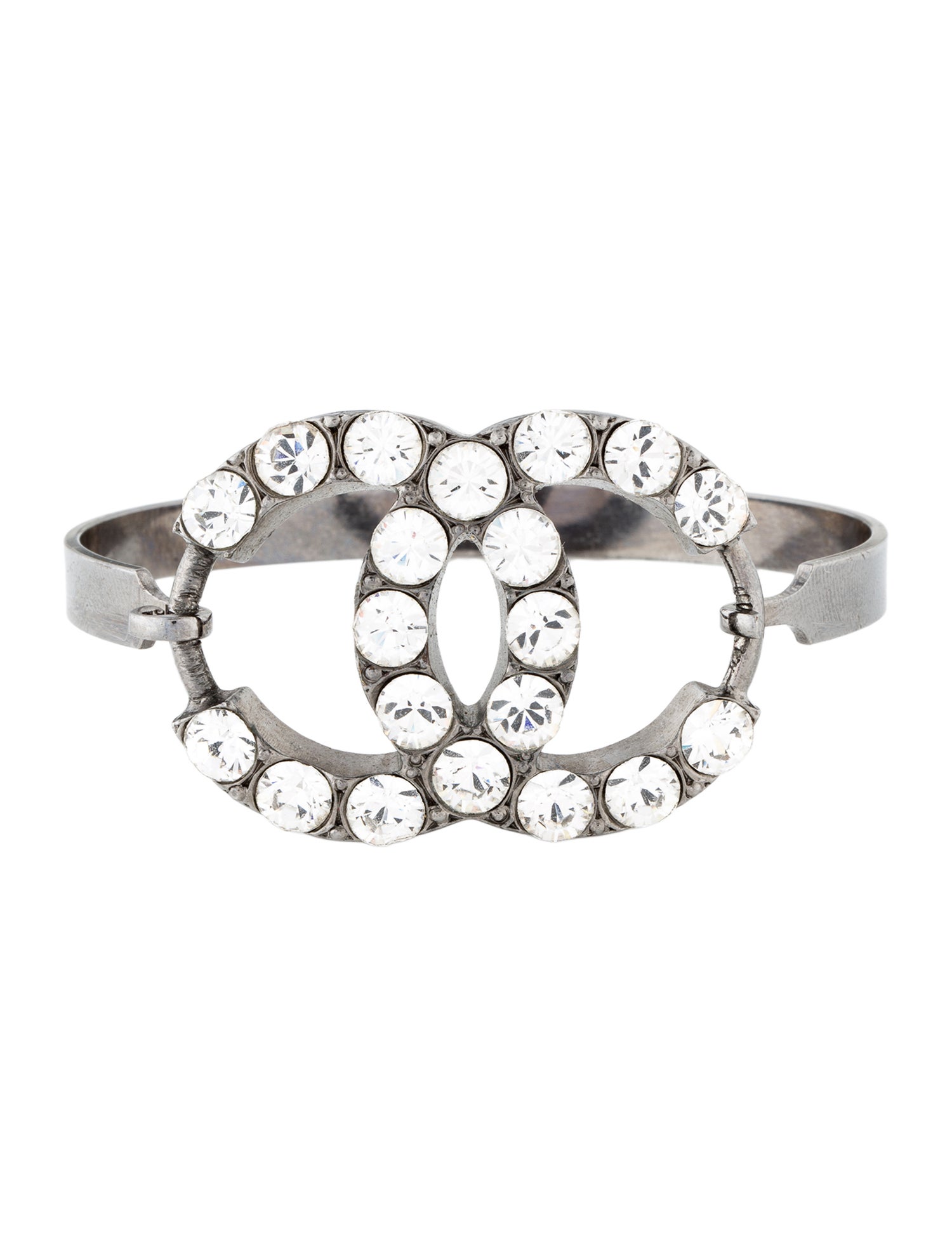 Chanel Vintage Strass CC Bracelet