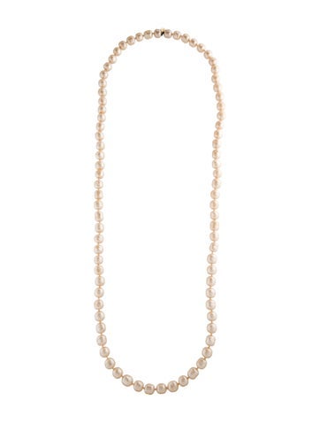 Chanel Bead Strand Vintage Faux Pearl Necklace
