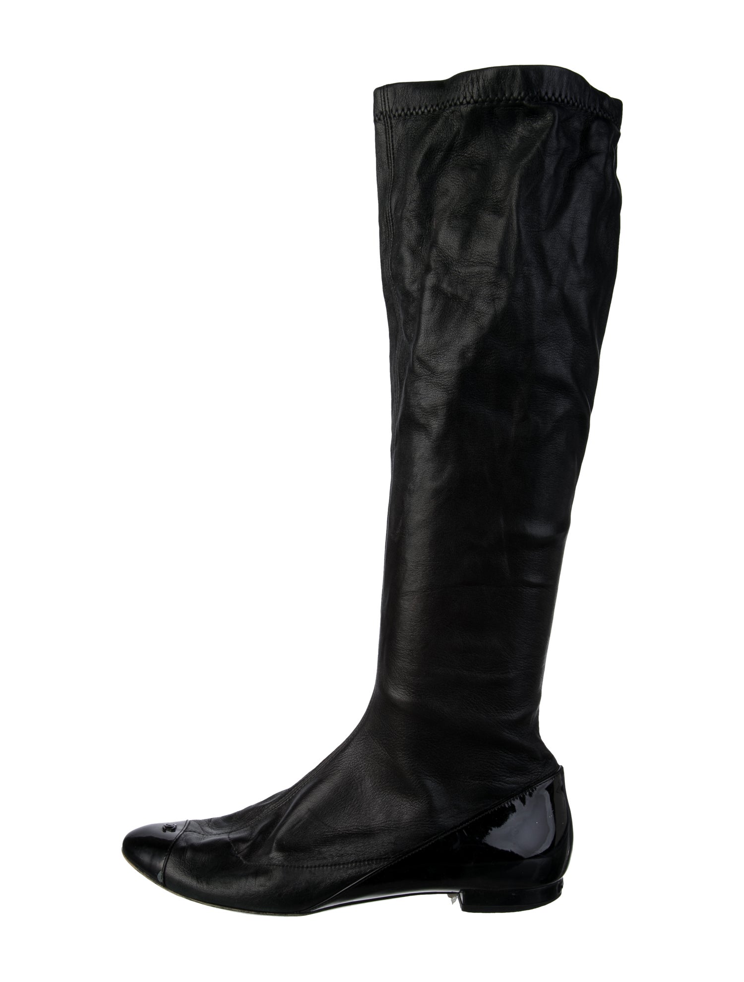 Chanel Vintage Late 1990's - Early 2000's Riding Boots