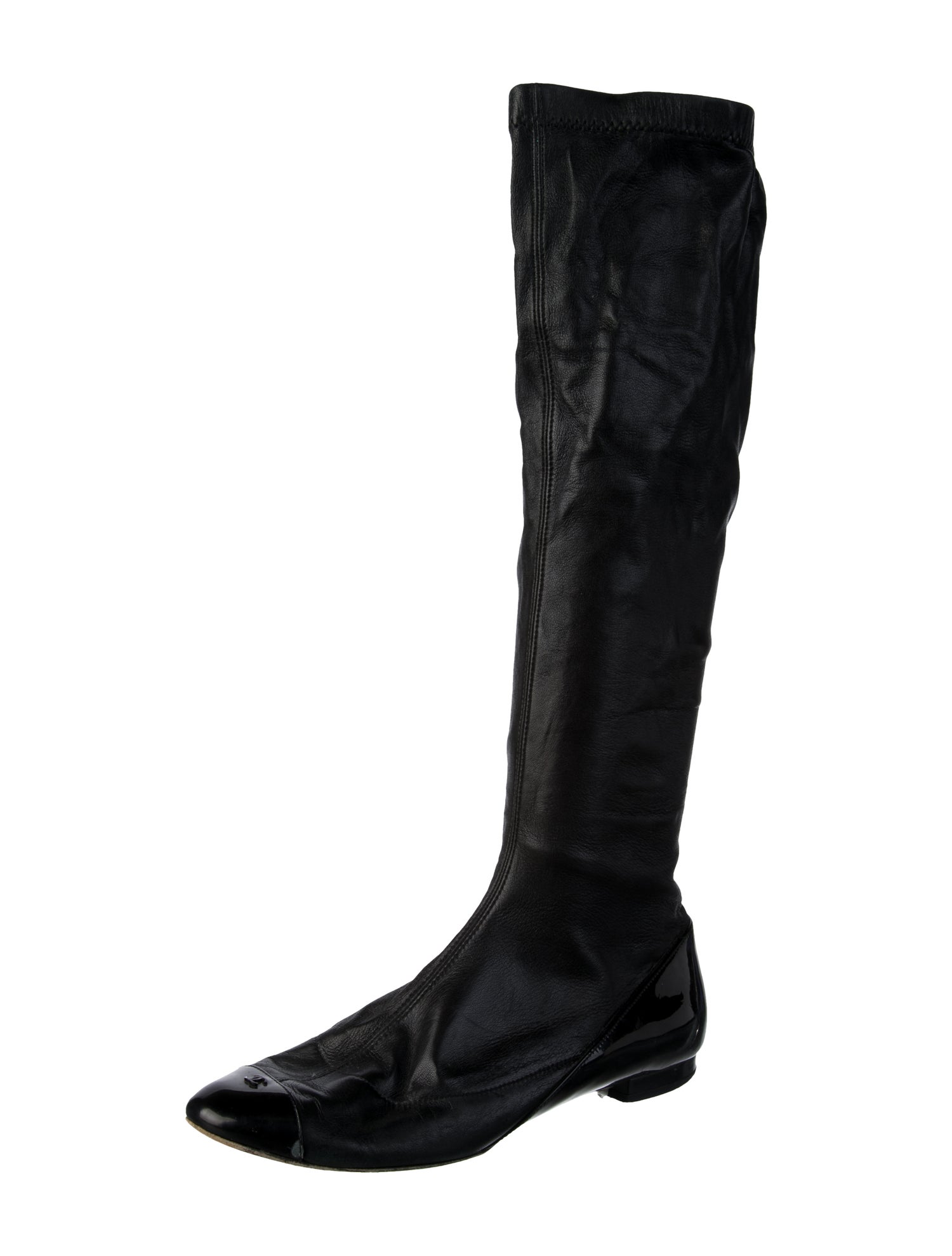 Chanel Vintage Late 1990's - Early 2000's Riding Boots