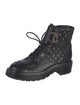 Chanel 2020 Interlocking CC Logo Combat Boots