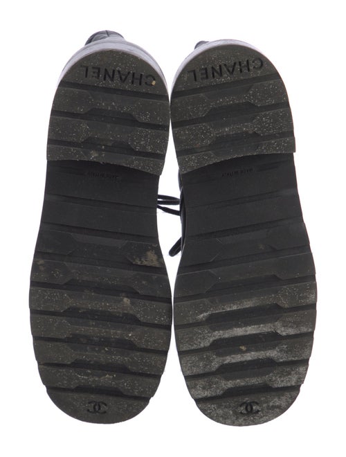 Chanel 2020 Interlocking CC Logo Combat Boots