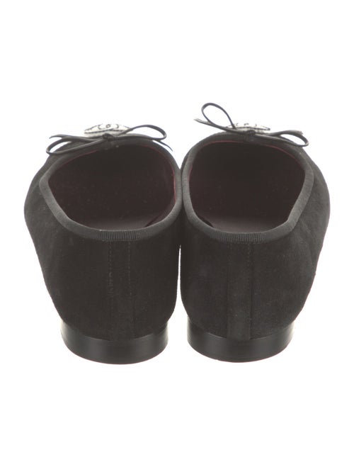 Chanel 2009 Interlocking CC Logo Ballet Flats