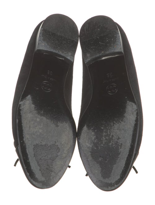 Chanel 2009 Interlocking CC Logo Ballet Flats