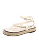 Chanel 2021 Interlocking CC Logo Espadrilles