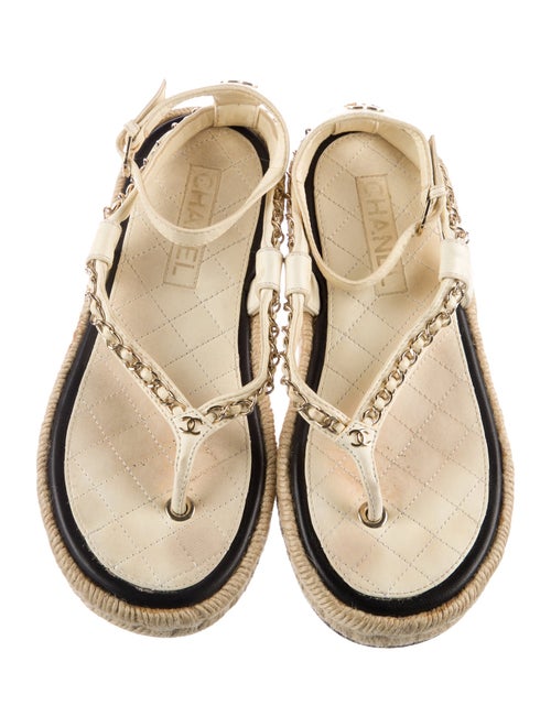 Chanel 2021 Interlocking CC Logo Espadrilles