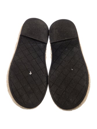 Chanel 2021 Interlocking CC Logo Espadrilles