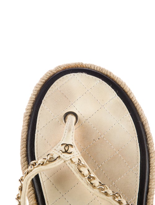 Chanel 2021 Interlocking CC Logo Espadrilles