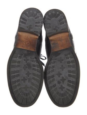 Chanel 2015 Interlocking CC Logo Combat Boots