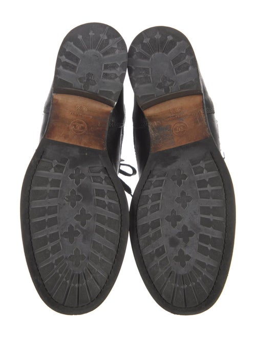 Chanel 2015 Interlocking CC Logo Combat Boots