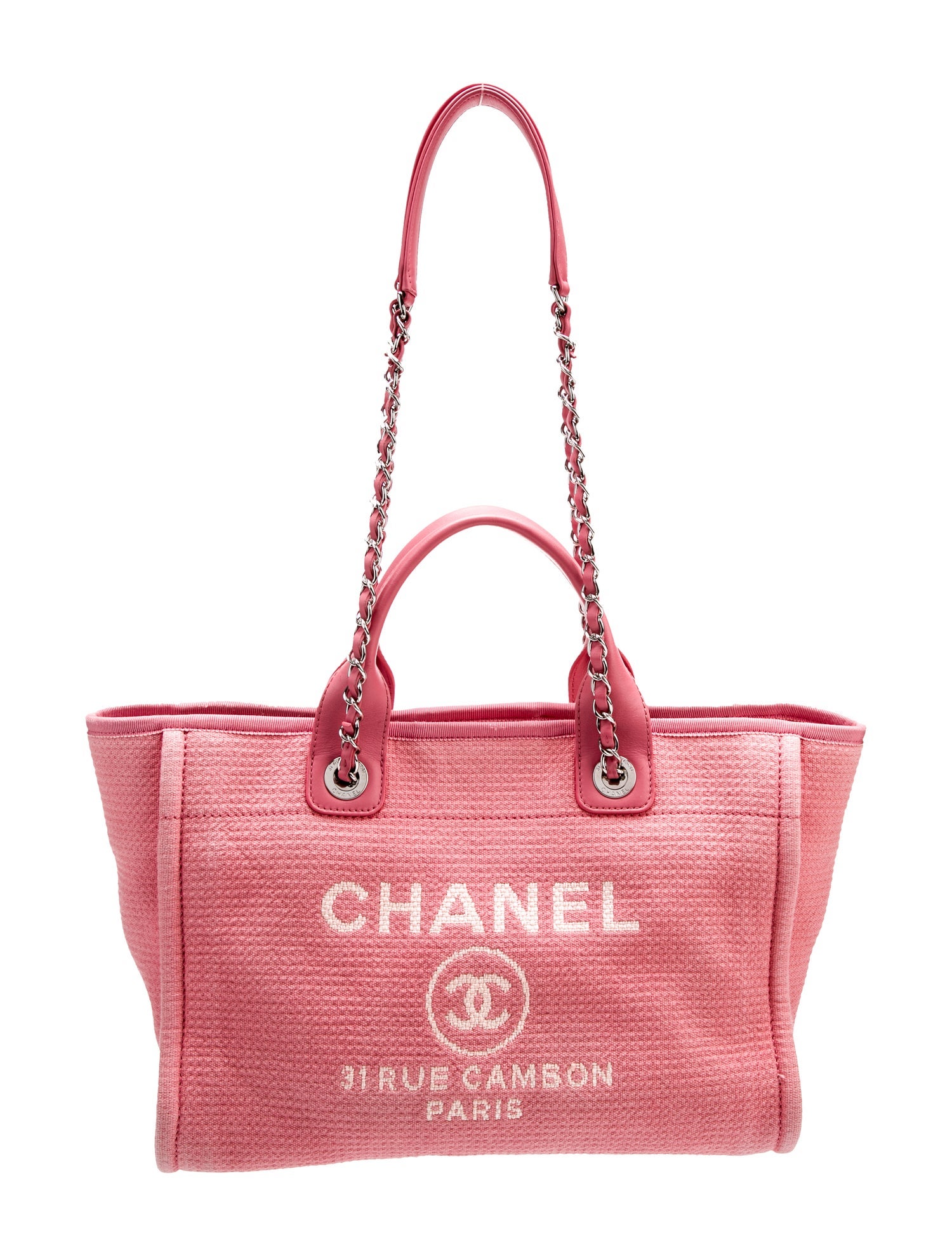 Chanel Small Deauville Tote w/ Pouch
