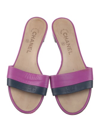 Chanel 2012 Interlocking CC Logo Slides