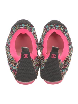 Chanel 2013 Interlocking CC Logo Ballet Flats