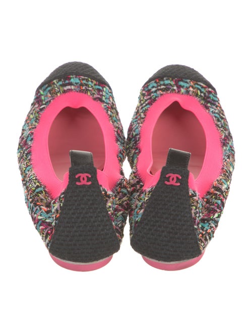 Chanel 2013 Interlocking CC Logo Ballet Flats