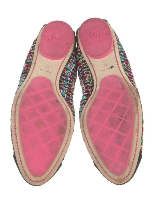 Chanel 2013 Interlocking CC Logo Ballet Flats