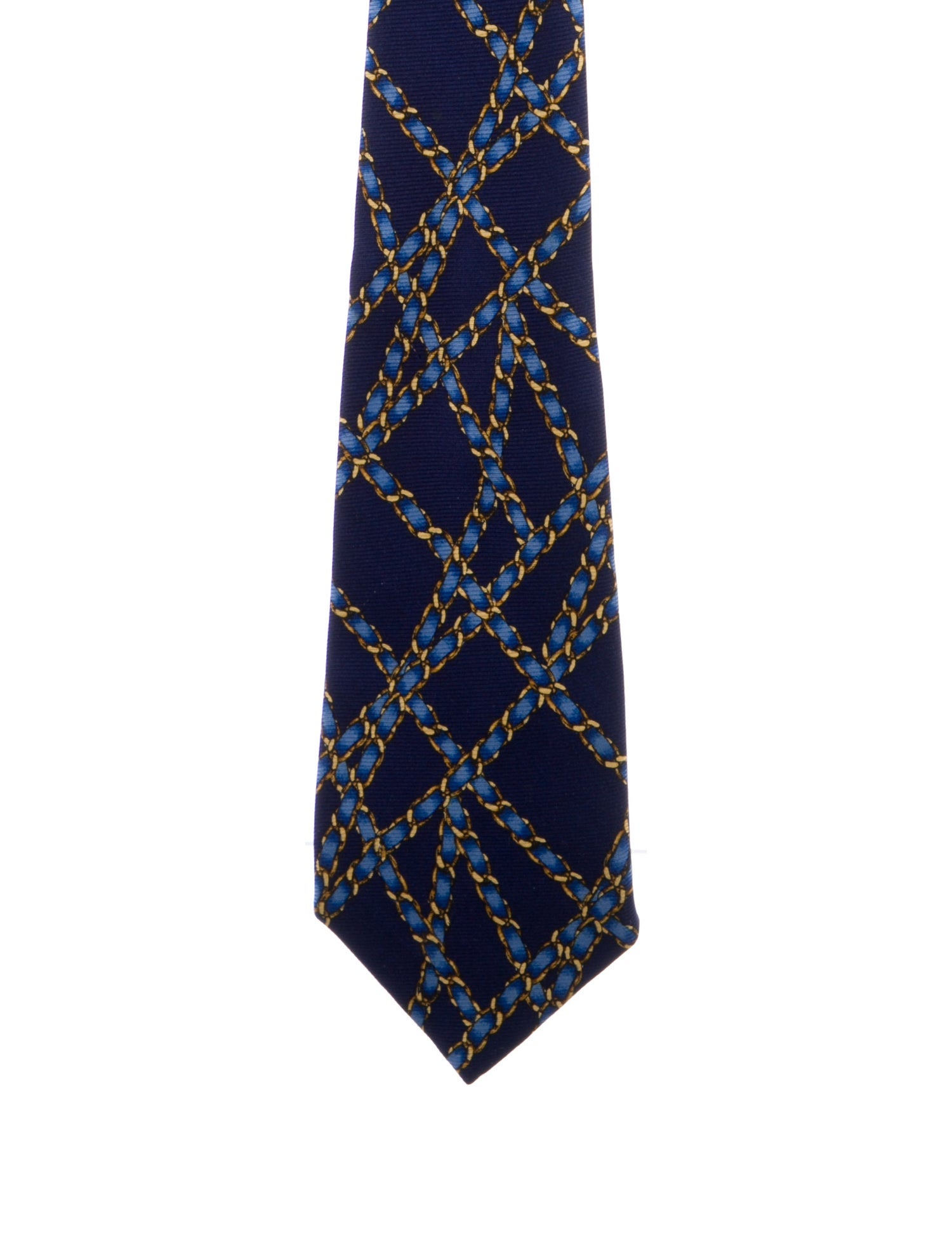 Chanel Chanel Silk Chain-Link Tie