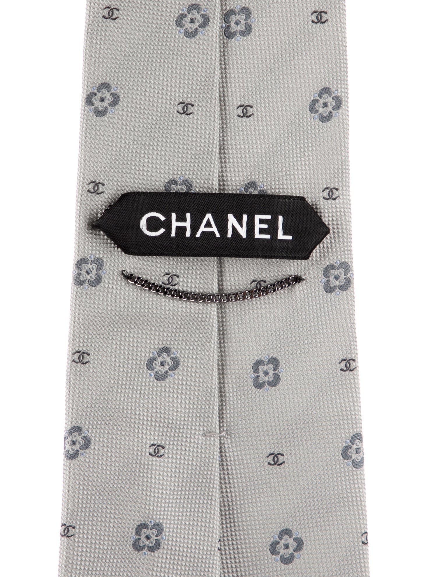Chanel Silk CC Tie