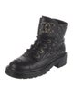 Chanel 2020 Interlocking CC Logo Combat Boots