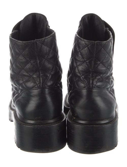 Chanel 2020 Interlocking CC Logo Combat Boots