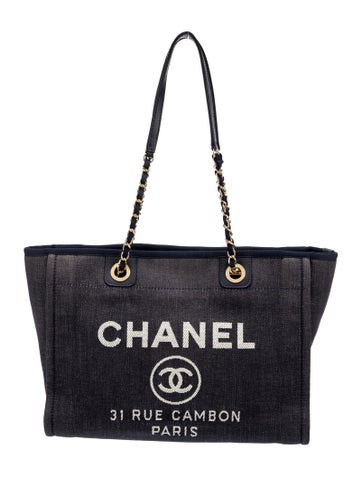 Chanel Totes Small Denim Deauville Tote