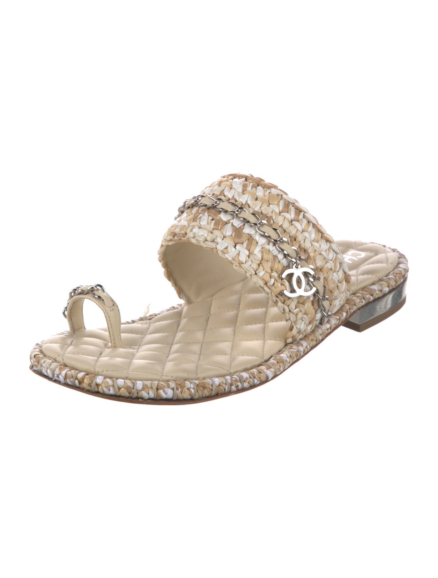 Chanel 2020 Interlocking CC Logo Espadrilles