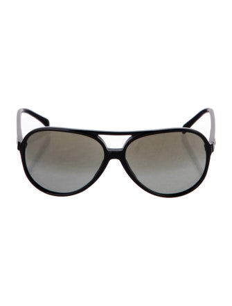 Chanel Interlocking CC Logo Aviator Sunglasses