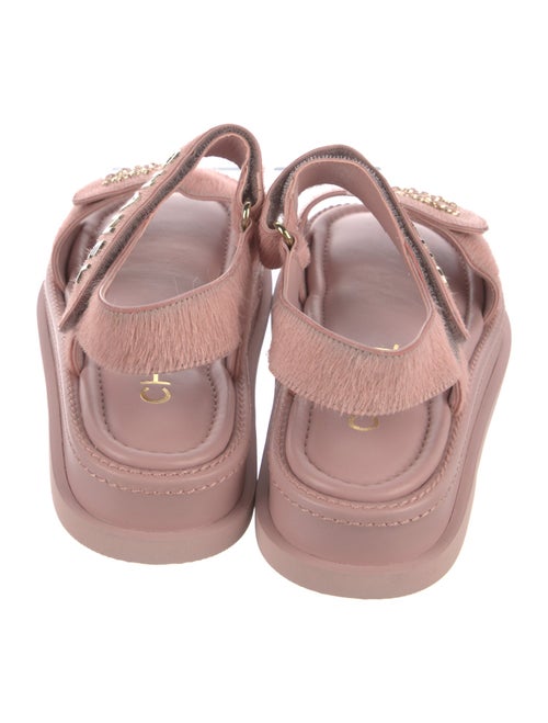 Chanel 2024 Interlocking CC Logo Sandals