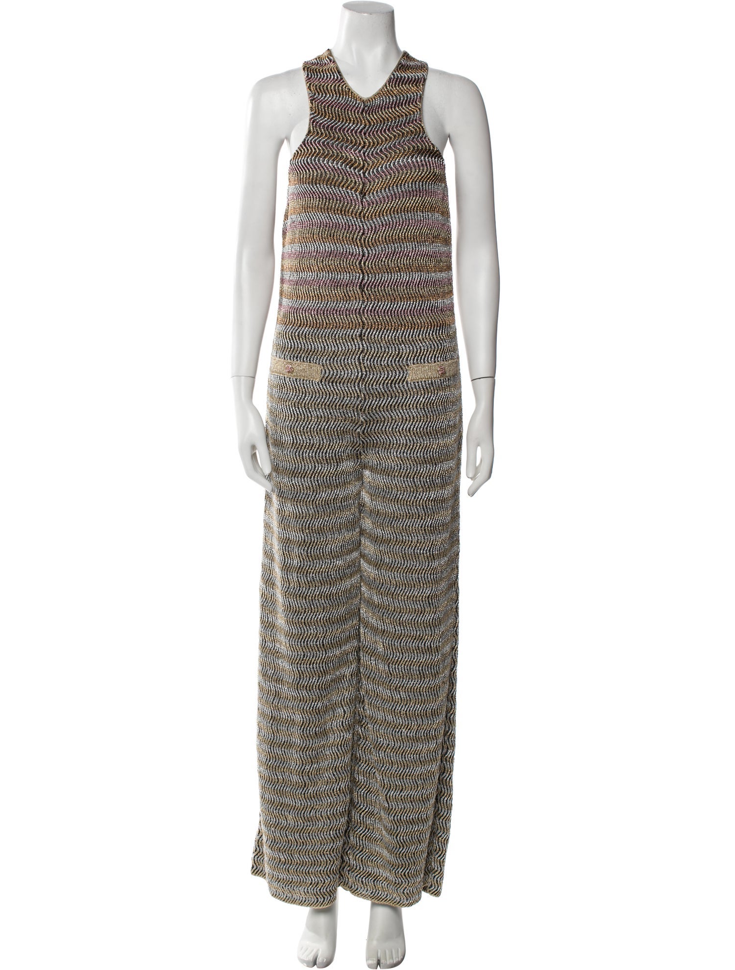 Chanel 2024 Striped Jumpsuit