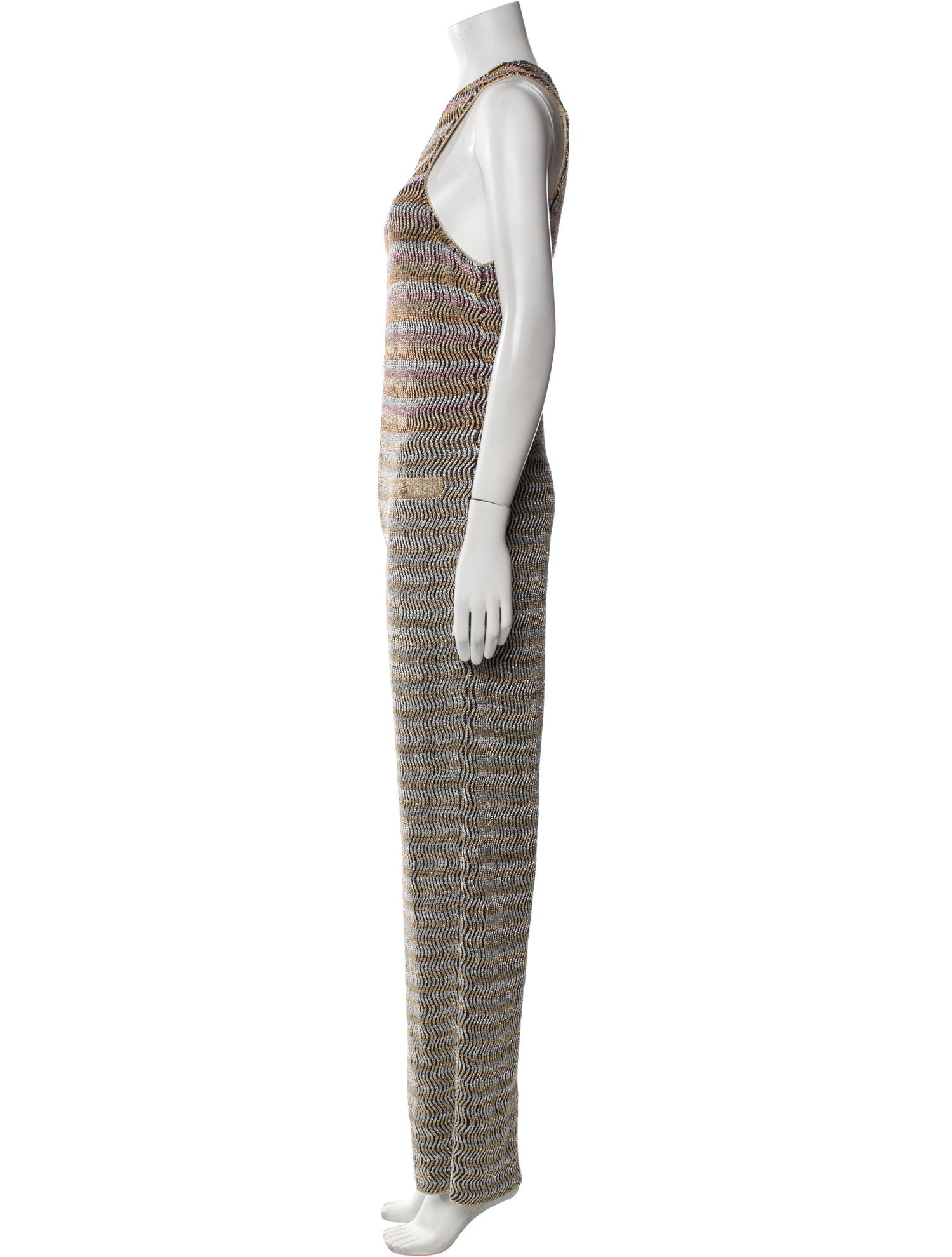 Chanel 2024 Striped Jumpsuit