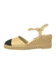 Chanel 2023 Interlocking CC Logo Espadrilles