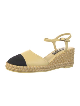 Chanel 2023 Interlocking CC Logo Espadrilles