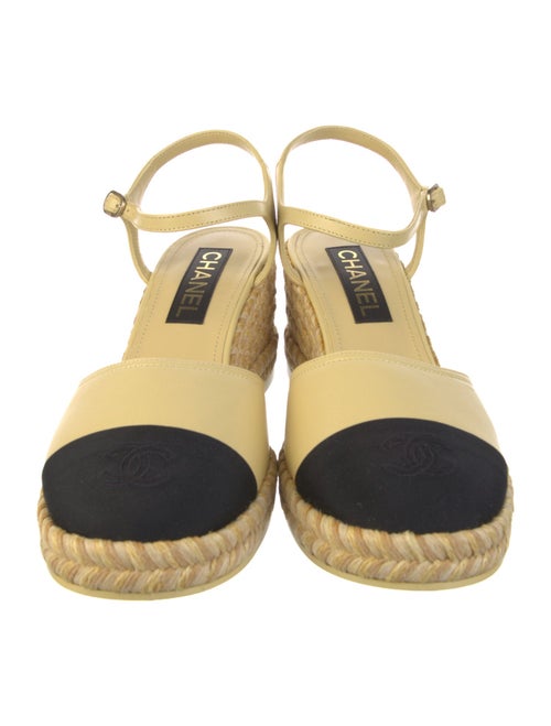 Chanel 2023 Interlocking CC Logo Espadrilles
