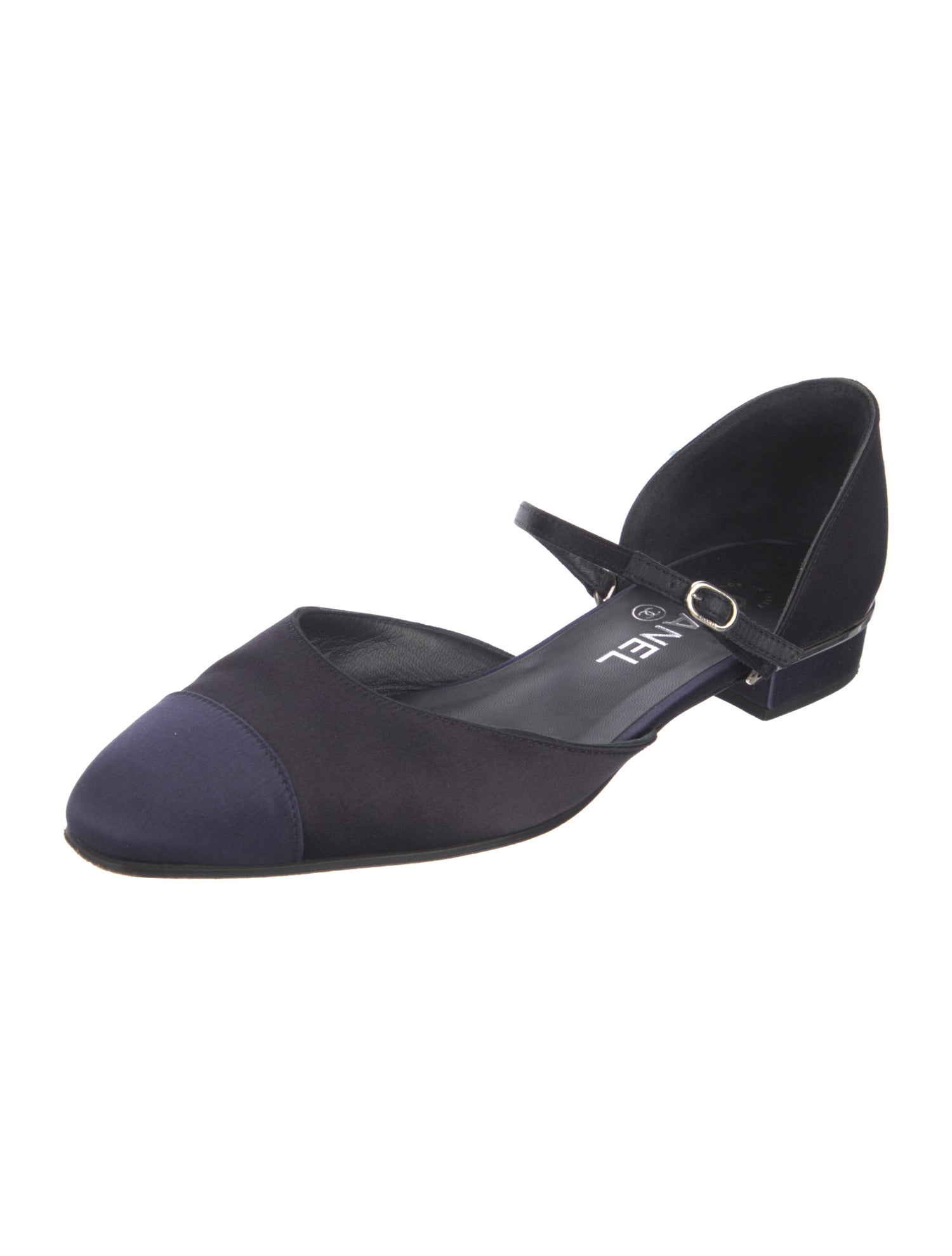 Chanel 2017 Interlocking CC Logo D'Orsay Flats