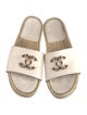 Chanel 2017 Interlocking CC Logo Espadrilles