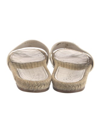 Chanel 2017 Interlocking CC Logo Espadrilles