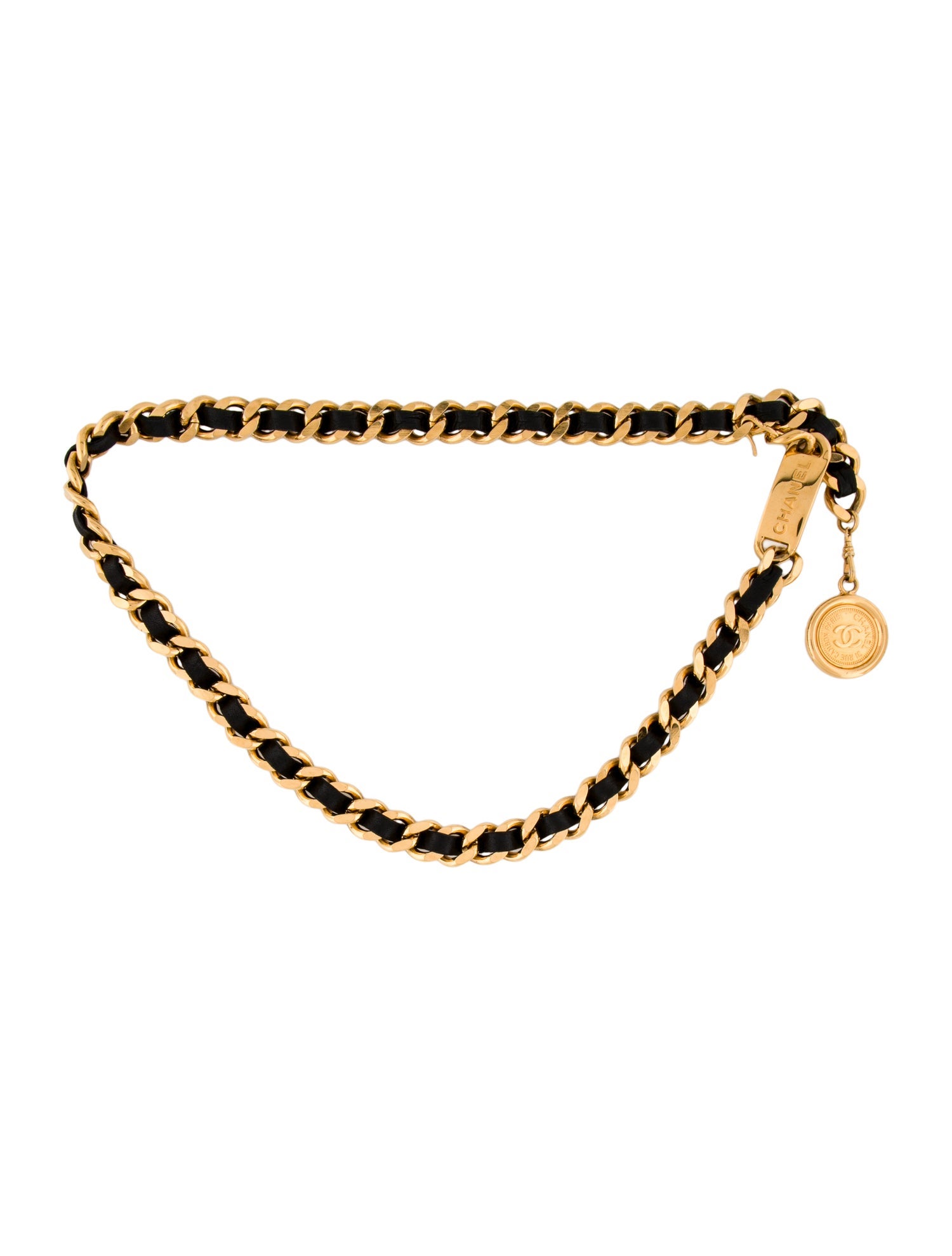 Chanel 1996 Interlocking CC Logo Waist Belt