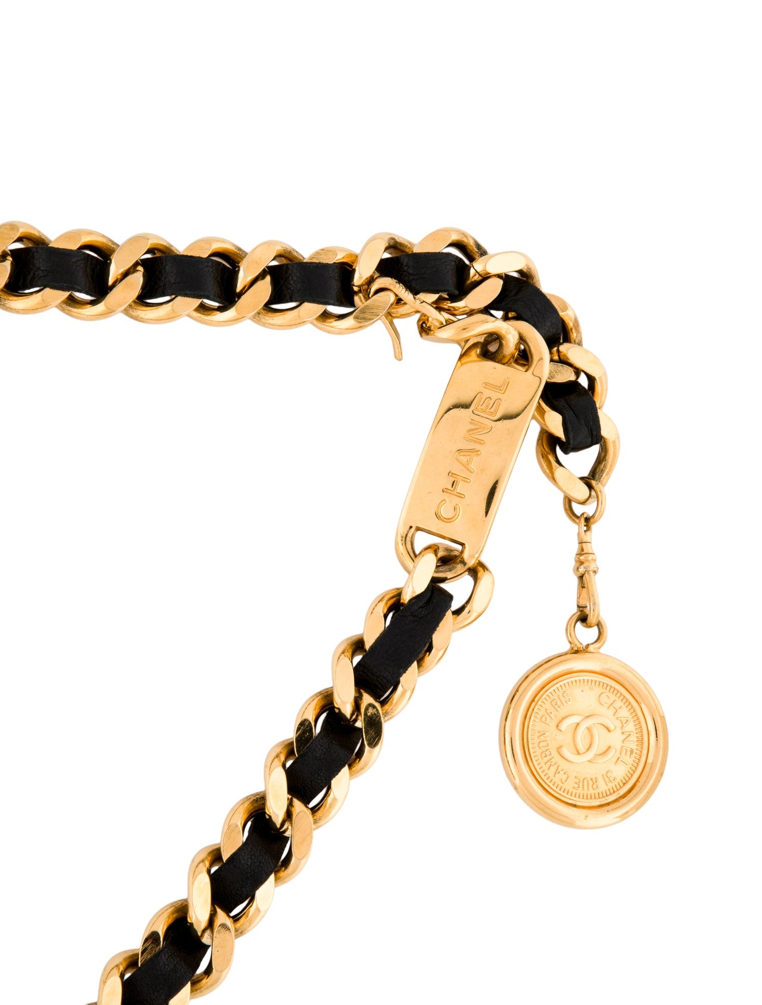 Chanel 1996 Interlocking CC Logo Waist Belt