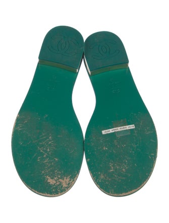 Chanel 2023 Interlocking CC Logo Slides