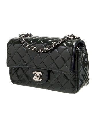 Chanel Classic Patent Rectangular Mini Flap Bag