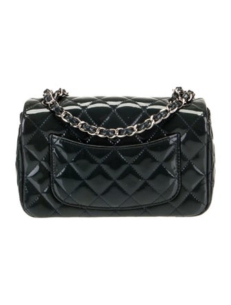 Chanel Classic Patent Rectangular Mini Flap Bag