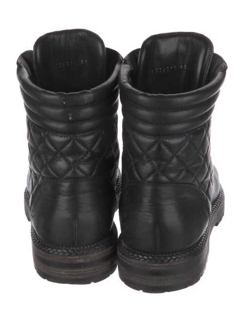 Chanel 2018 Interlocking CC Logo Combat Boots