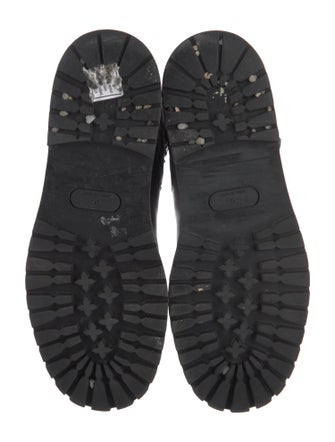 Chanel 2018 Interlocking CC Logo Combat Boots