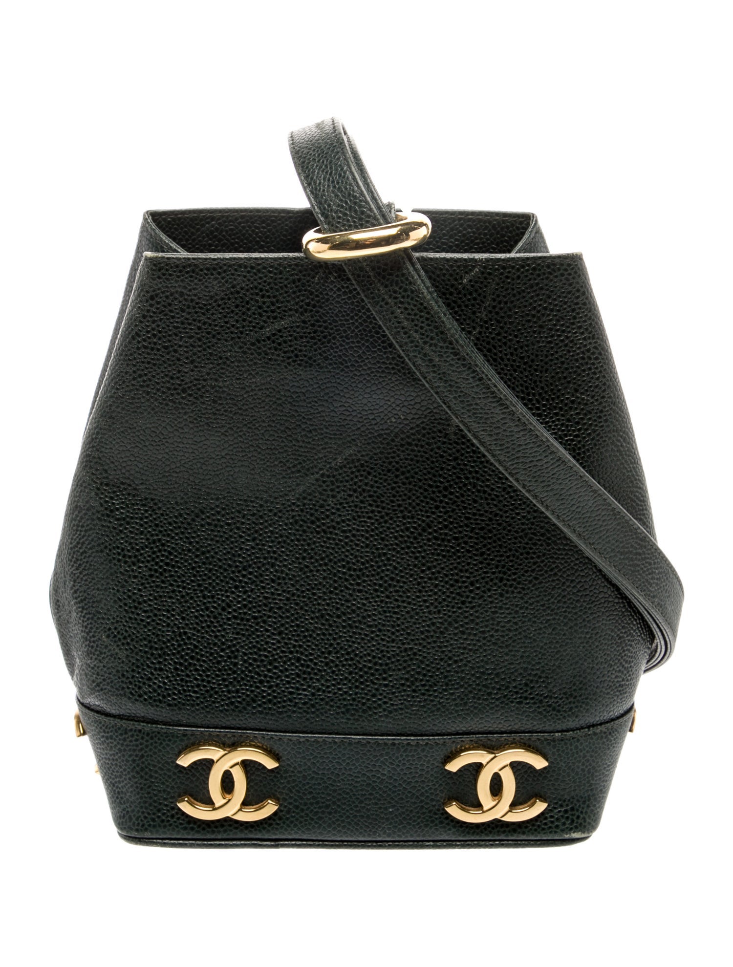 Chanel CC Caviar Bucket Bag