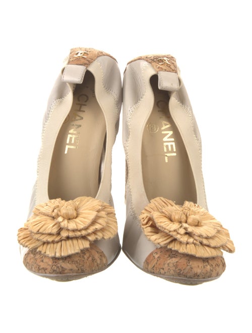 Chanel 2012 Interlocking CC Logo Slingback Pumps