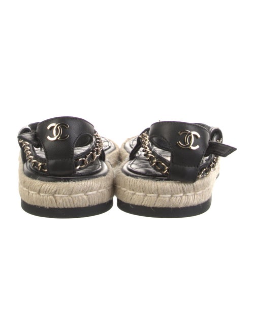 Chanel 2021 Interlocking CC Logo Gladiator Sandals