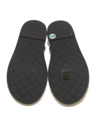 Chanel 2021 Interlocking CC Logo Gladiator Sandals