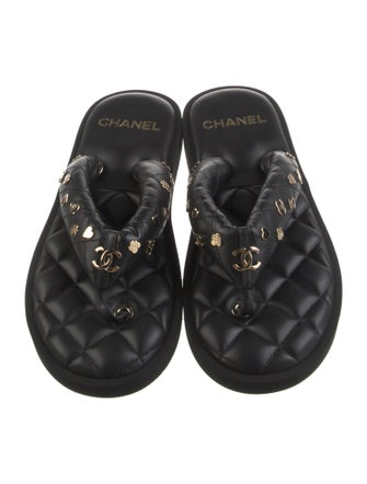 Chanel 2023 Interlocking CC Logo Slides