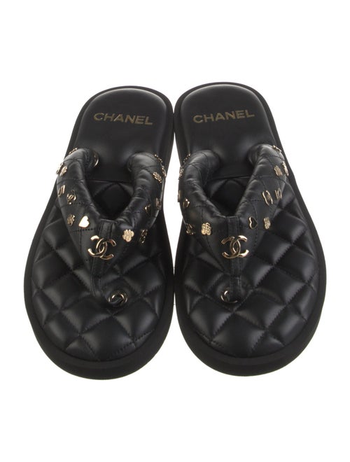 Chanel 2023 Interlocking CC Logo Slides