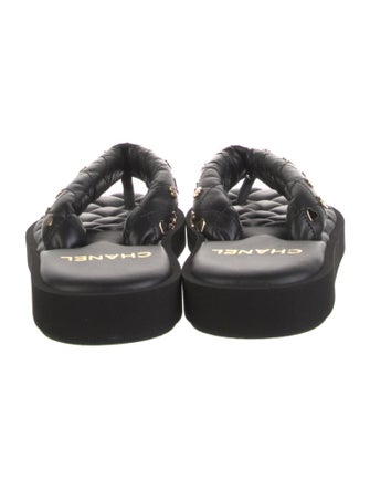 Chanel 2023 Interlocking CC Logo Slides